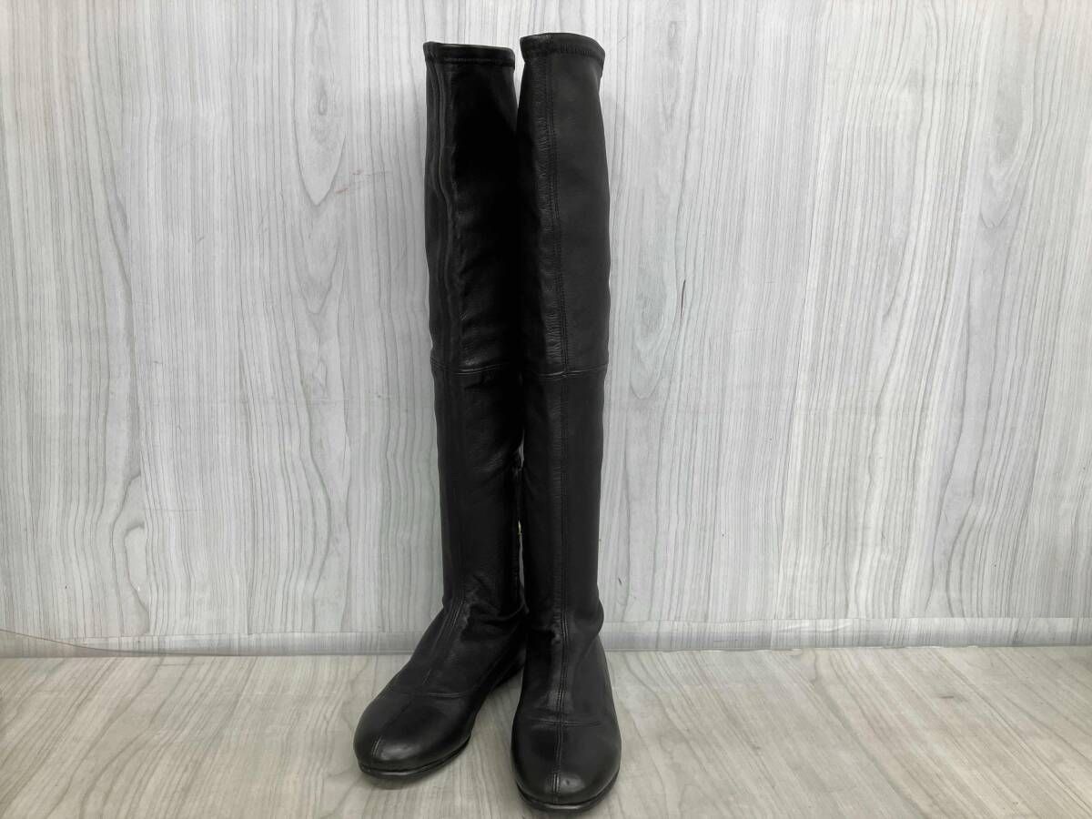 ピッピシック ロングブーツ ブラック レザー 日本製 サイズ 36