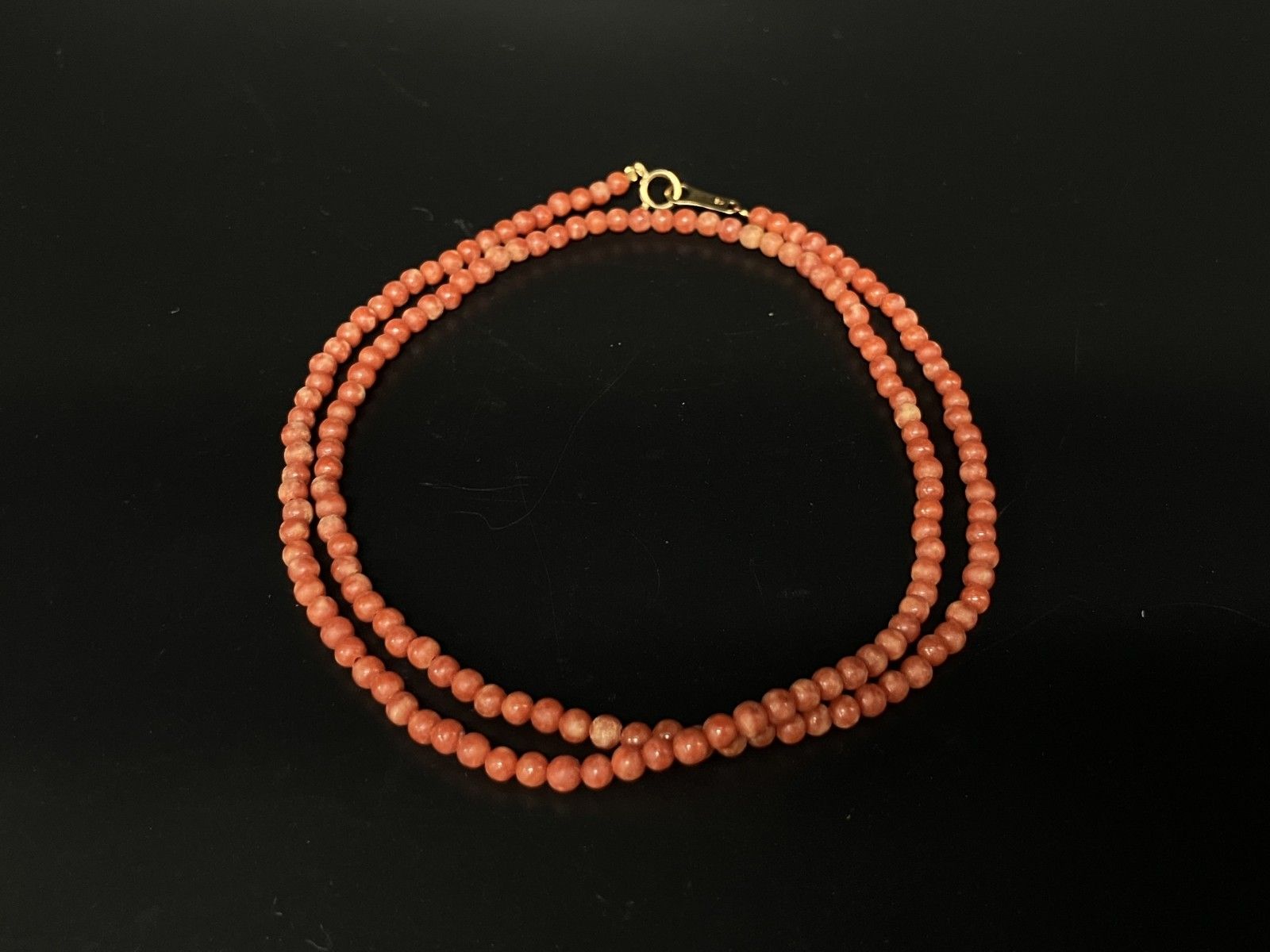 赤珊瑚 ネックレス （さんご サンゴ） 宝石鑑別書付き K18 総重量7.966