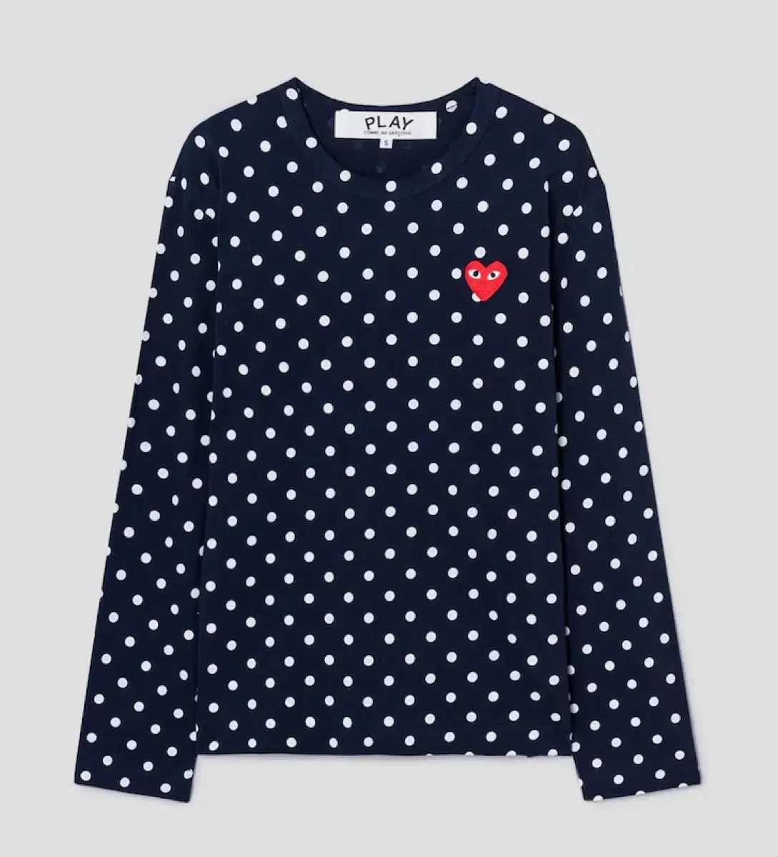 コム デ ギャルソン PLAY ドット Tシャツ ブラック