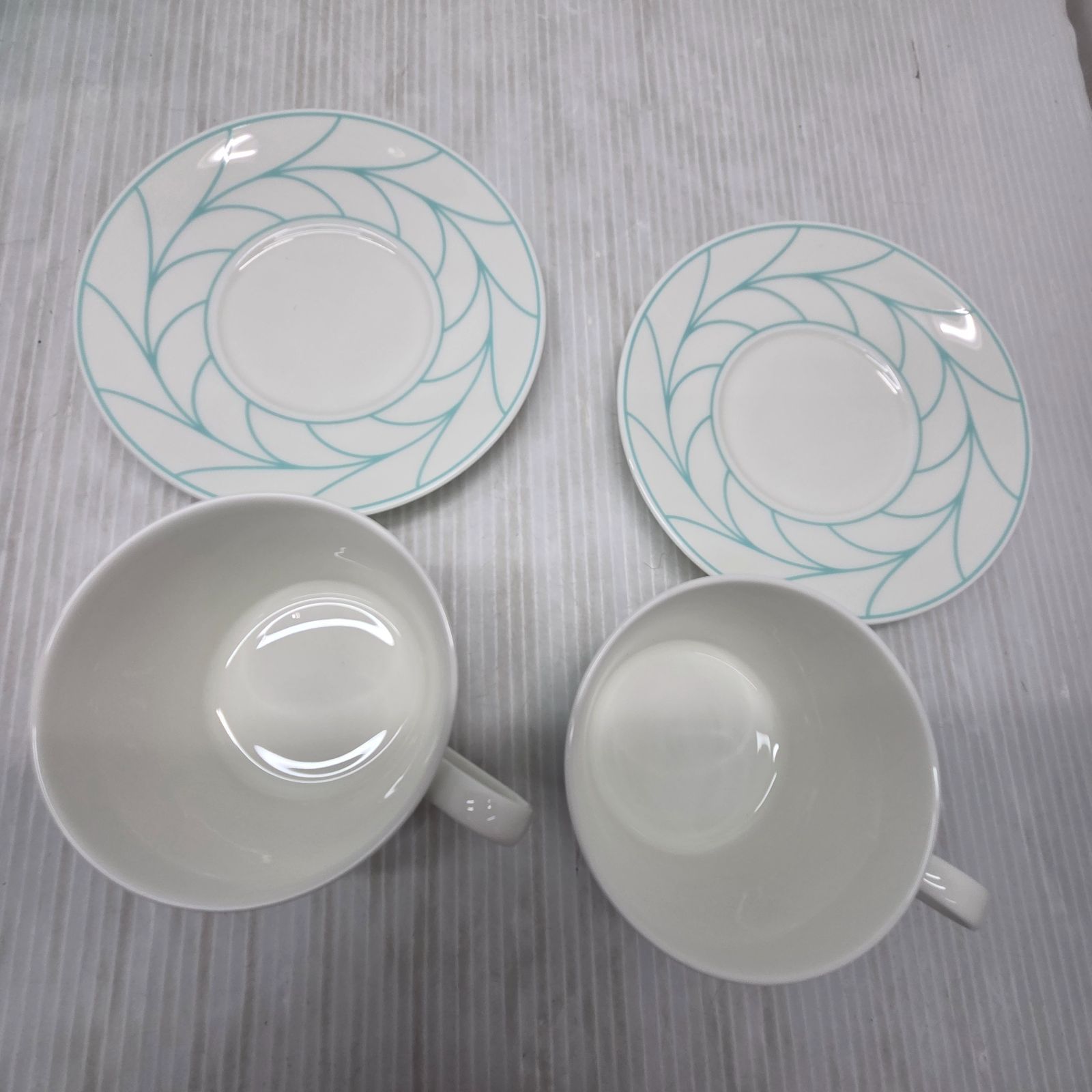 11 S00339 TIFFANY&Co. ティファニー カップ&ソーサー ウィートリーフ