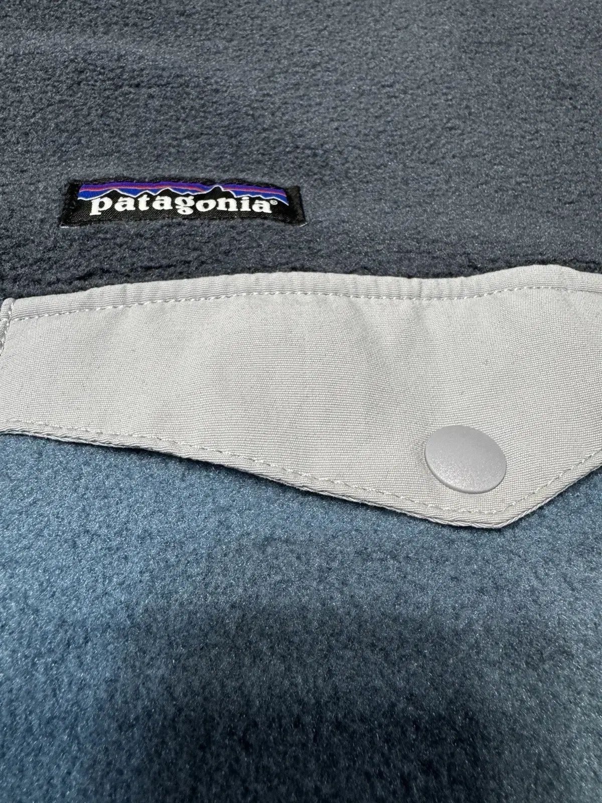 10 s パタゴニア Synchilla シンチラ スナップ-T ネイビー ブルー