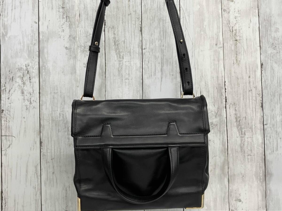 Alexander Wang PRISMA アレキサンダーワン ショルダーバッグ 2 WAY ハンドバッグ ブラック レザー