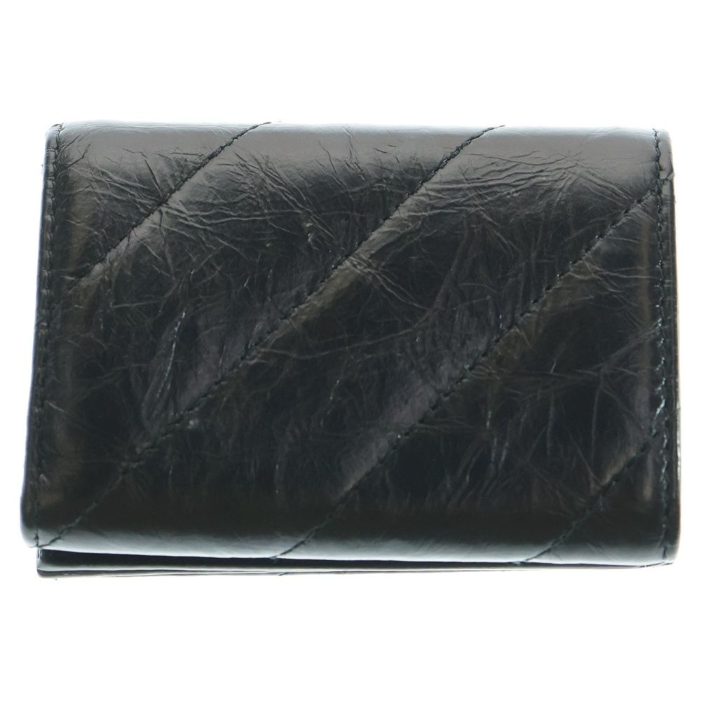 BALENCIAGA (バレンシアガ) CRUSH MINI WALLET クラッシュ ミニ