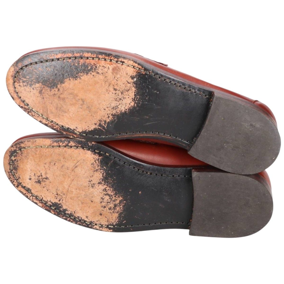  古着 アレンエドモンズ ALLEN EDMONDS 編み込み タッセルローファー 10 D メンズ28 0 cm相当 saa 014573 デッキシューズ 靴