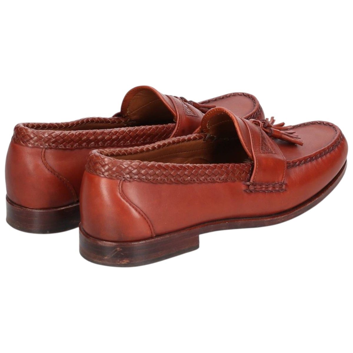 古着 アレンエドモンズ ALLEN EDMONDS MAXFIELD 編み込み タッセル