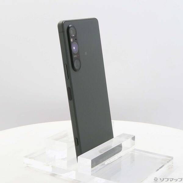 中古品〕 Xperia 1 V 512GB カーキグリーン XQ-DQ44 SIMフリー【344