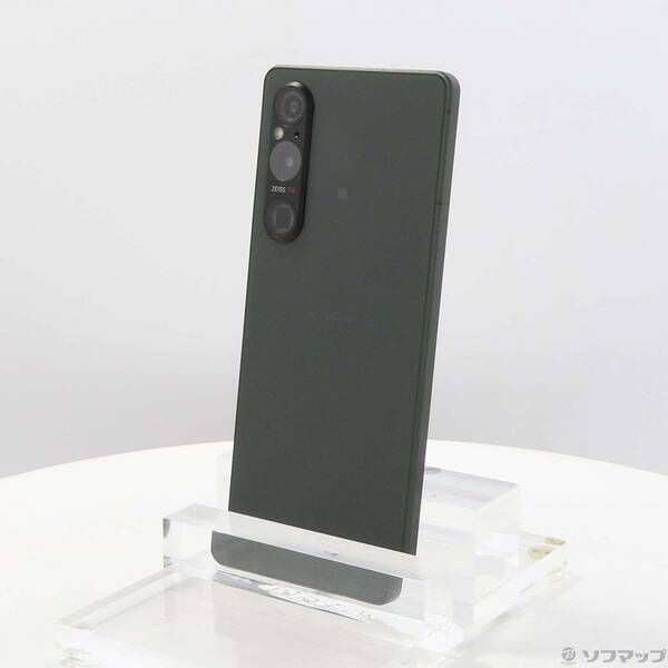 中古品〕 Xperia 1 V 512GB カーキグリーン XQ-DQ44 SIMフリー【344