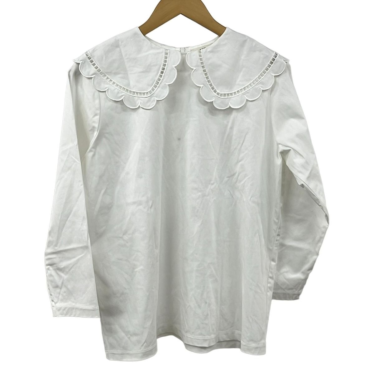 yori(ヨリ) 長袖カットソー サイズF レディース美品 - 白 レース