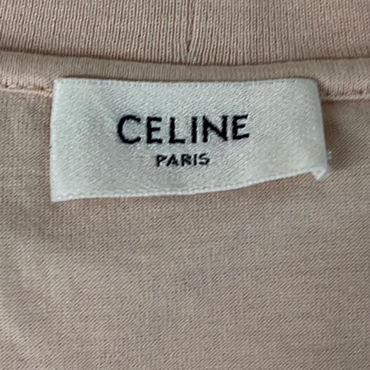 CELINE(セリーヌ) 半袖Tシャツ サイズL レディース - 2X351501F ピンク