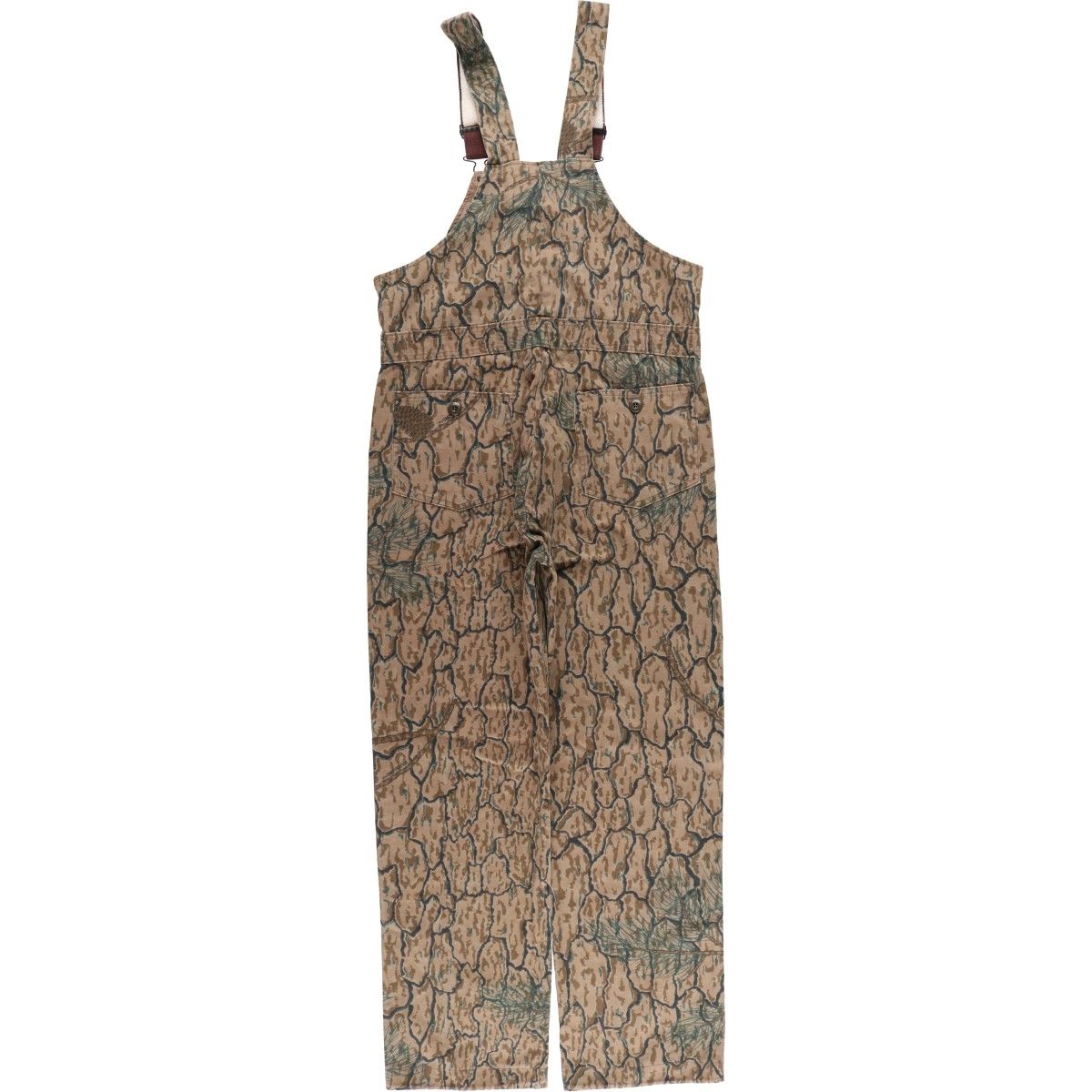 古着 ビッグサイズ 迷彩柄 オーバーオール メンズw 40相当|eaa 593298