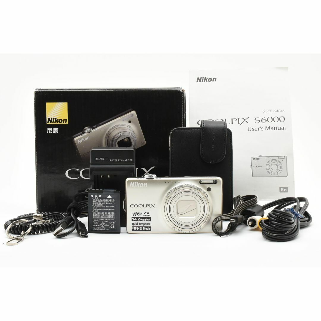 Nikon ニコン COOLPIX S6000 シルバー：2476246 【公式通販】