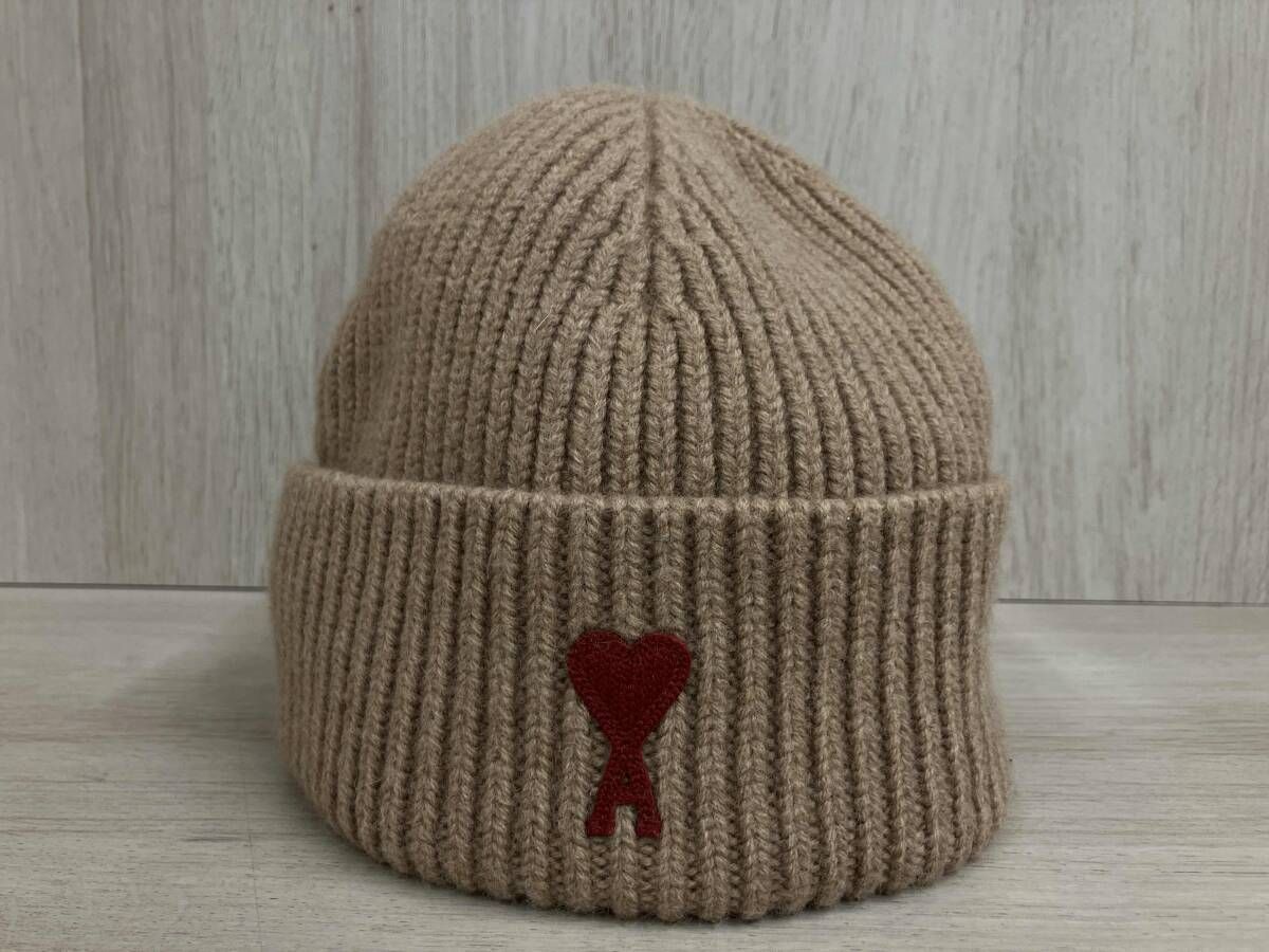 AMI Alexandre Mattiussi ニット帽UHA 116 018 ブラウン