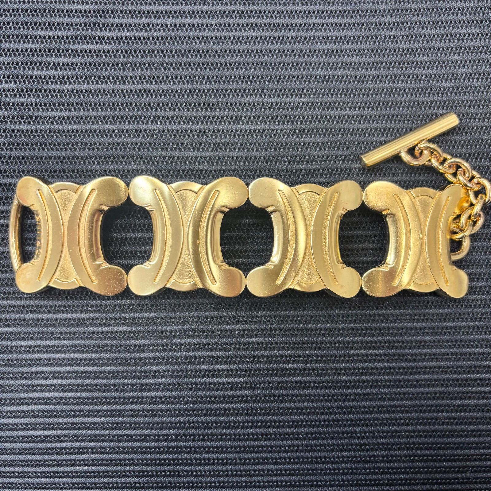 ◼︎ CELINE セリーヌ バングル ゴールド 金 ヴィンテージ