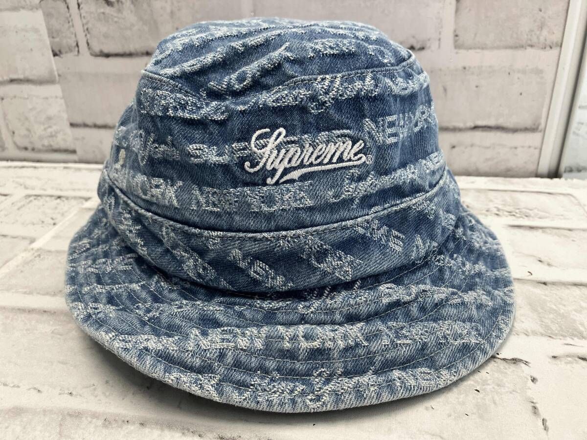 Supreme | シュプリーム 22 FW Type Jacquard Crysher ハット デニム 総柄