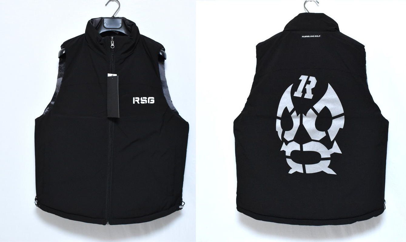 新品 ラッセルノ ゴルフ リフレクター リバーシブル パディッド ベスト