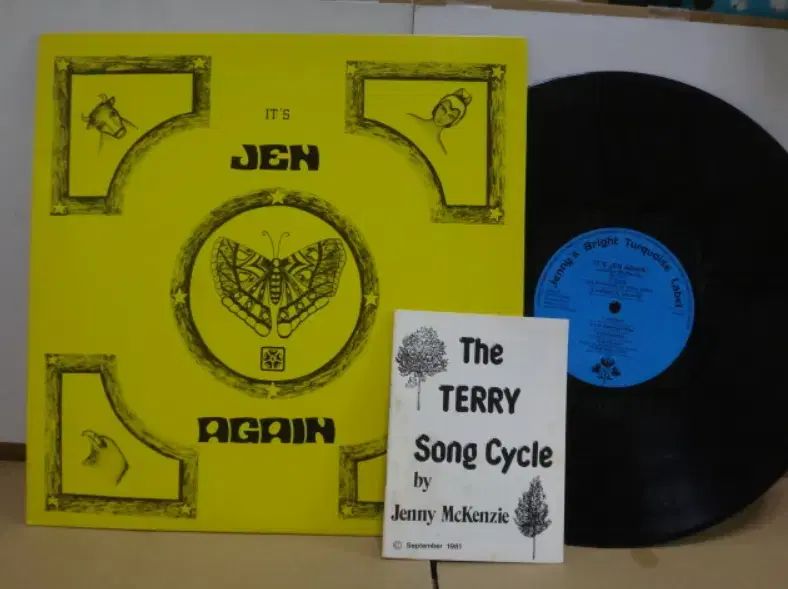 UK LP 看板 Jennifer Mckenzie 1985 年 早い