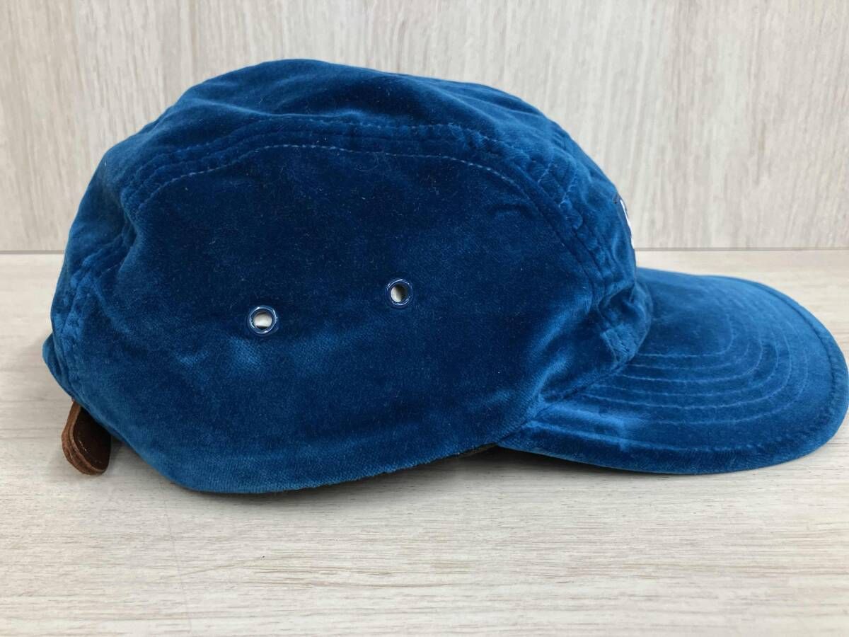 Supreme Velvet Camp Capブル- キャップ 帽子
