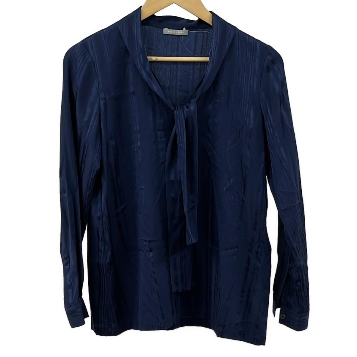 theory luxe セオリーリュクス 長袖カットソー サイズ38 M レディース - ネイビー