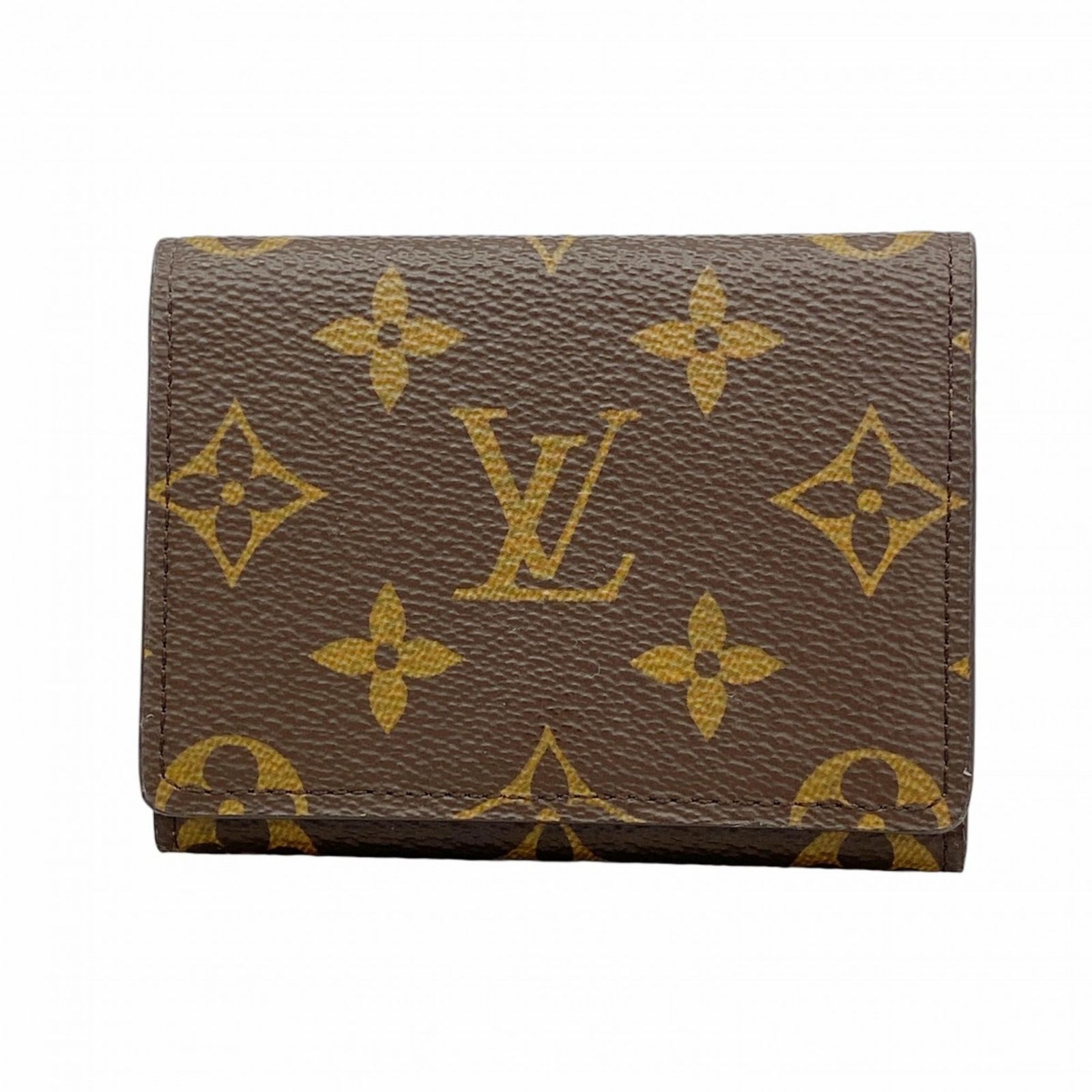 ルイ ヴィトン Louis Vuitton 名刺入れ カードケース モノグラム アンヴェロップカルトドゥヴィジット M 63801 ブラウンメンズ レディース