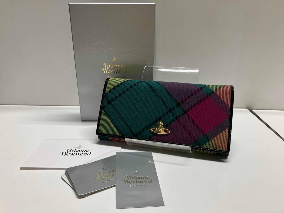 箱付き☆ VIVIENNE WESTWOOD ヴィヴィアン ウエストウッド 長財布(小銭 