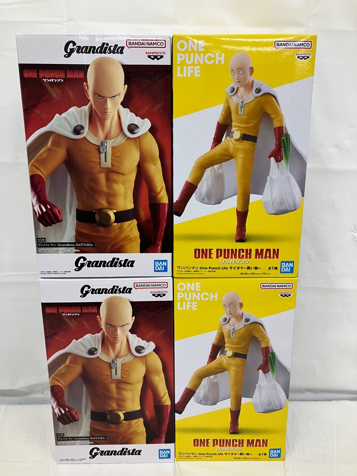 未開封 ワンパンマン Grandista SAITAMA サイタマ 買い物 4個セット