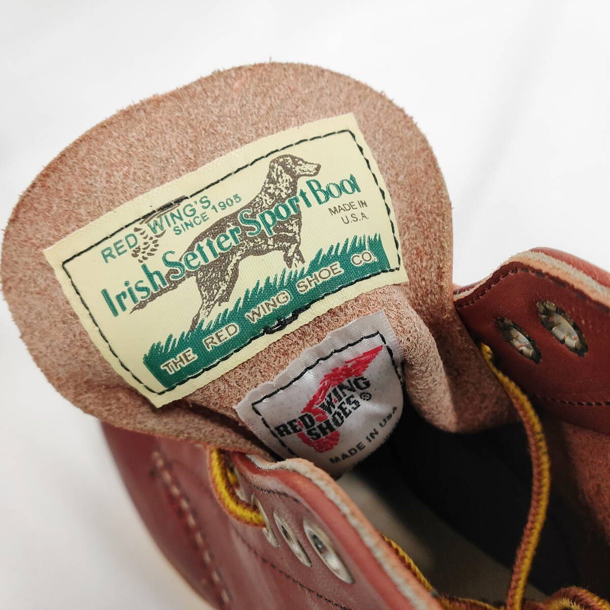  レッドウィング クラシックラウンド ラウンドトゥ ブラウン 26 5 cm Red Wing Shoes 犬タグ アイリッシュセッターブーツ ワークブーツ ブーツ 革靴