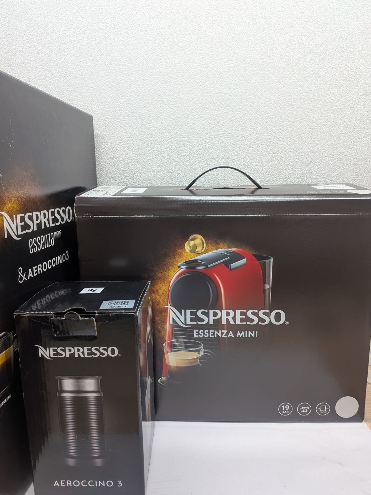 Nespresso カプセル式コーヒーメーカー エッセンサ ミニ ルビーレッド