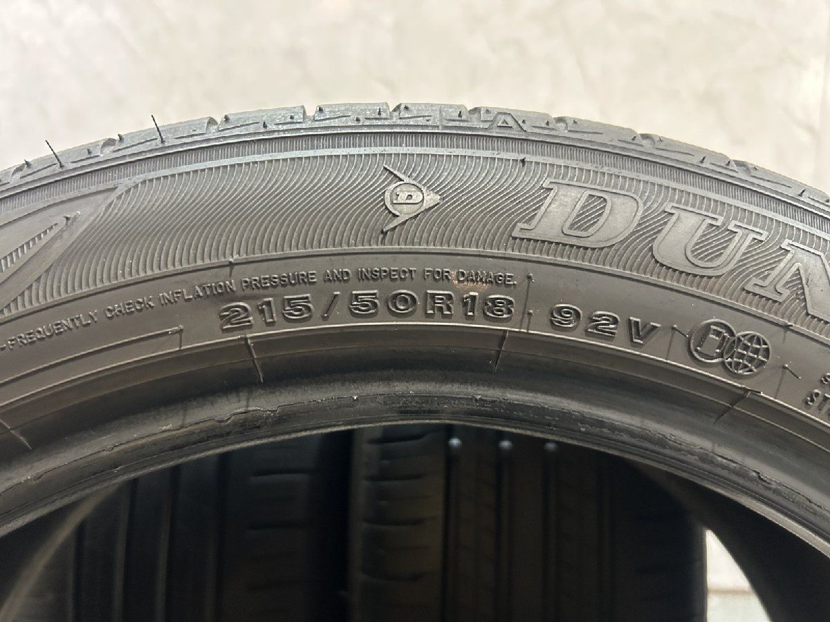 DUNLOP ENASAVE EC300+ 215/50R18 18インチ 夏タイヤ 4本 20年製 バリ