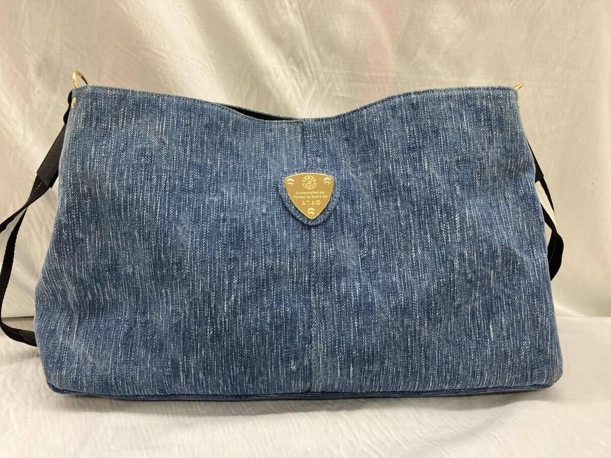 ATAO アタオ 2 way ショルダーバッグ ブルー