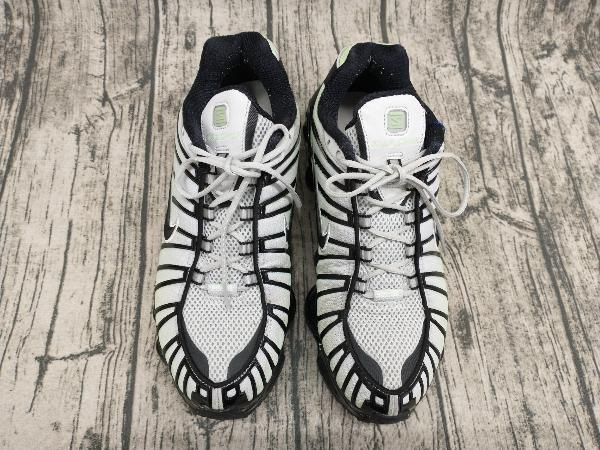 NIKE ナイキ スニーカー ホワイト 27cm AV3595-300 SHOX TL 箱有 鑑定