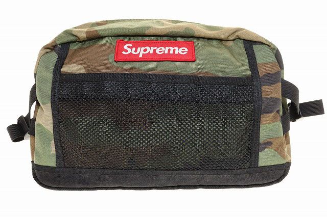 シュプリーム SUPREME 15 AW CONTOUR HIP BAG CAMO ヒップバッグ ウエストバッグ コーデュラナイロン カモフラ 迷彩 ブランド古着ベクトル AA 251127