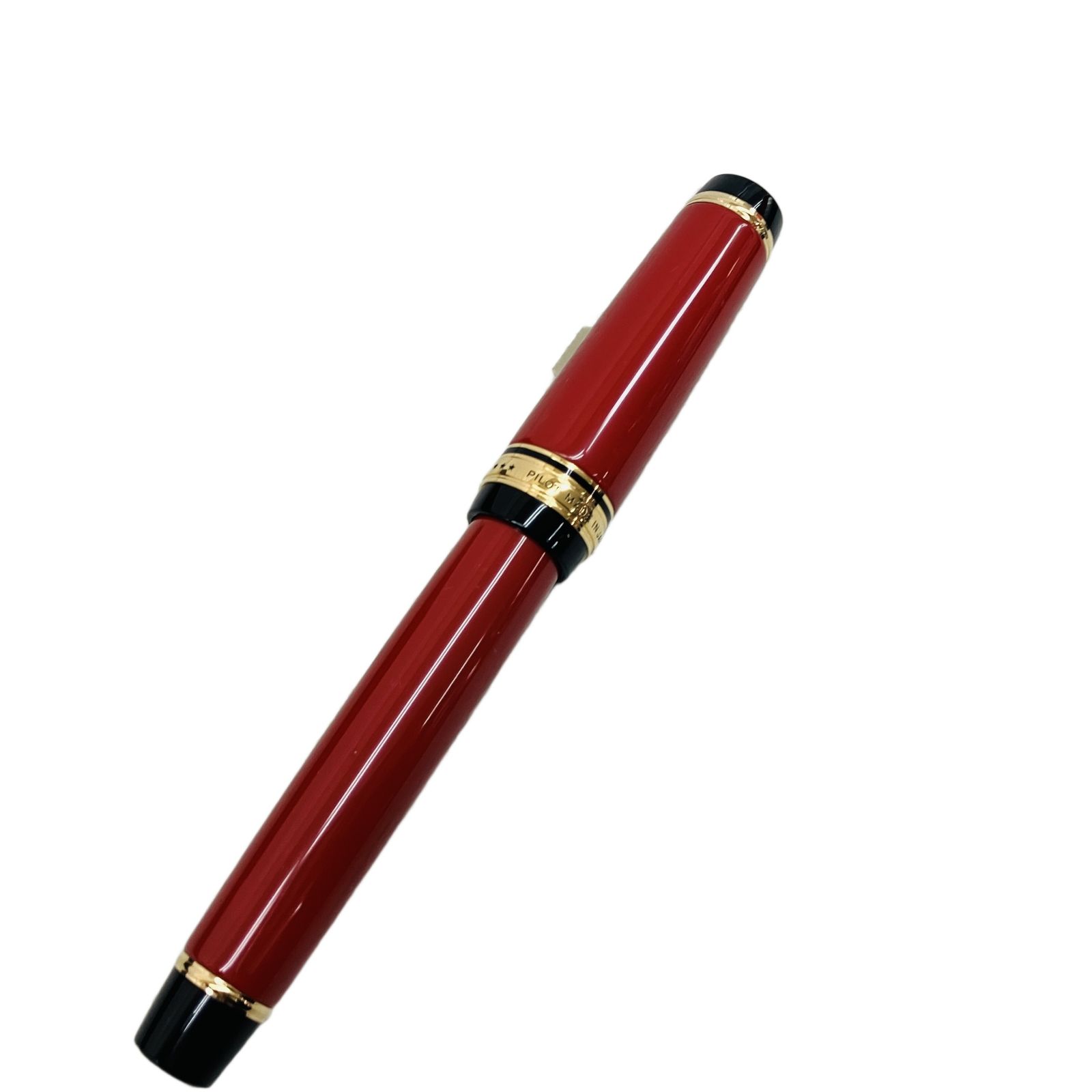  PILOT FKV-88 SR-R-M レッド 朱 中字 万年筆 文房具 カスタム 漆 パロット ♥ デスクトレー 万年筆 万年筆 インク
