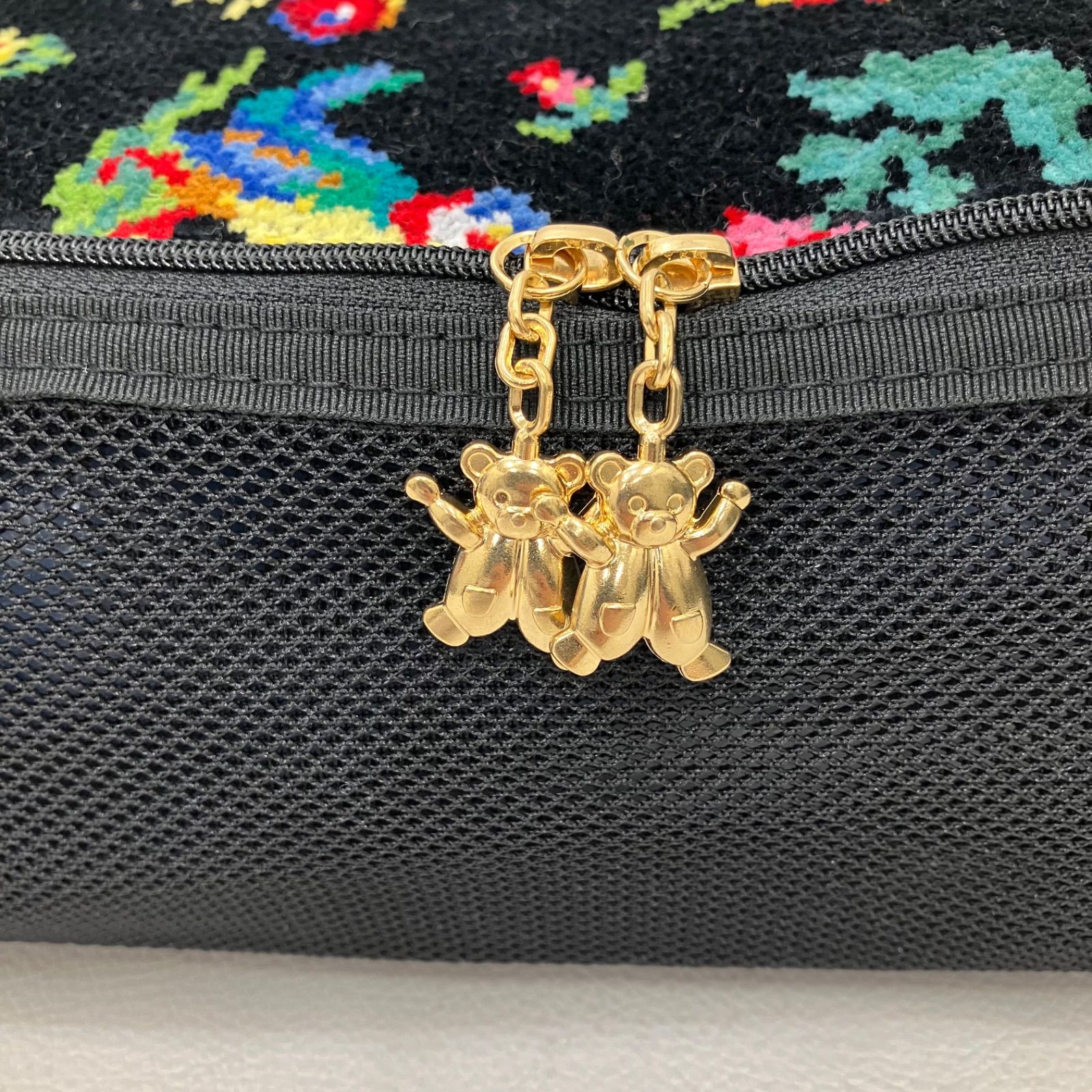 6597 美品 FEILER フェイラー ハイジ ブラック 黒 シュニール織り