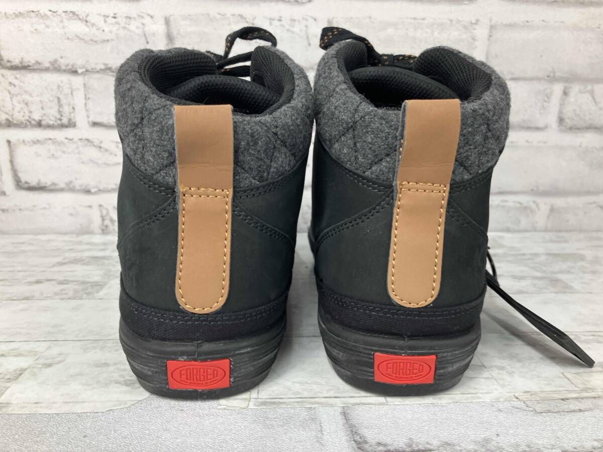 トレッキングブーツ ブラック CHROME メンズ 27.5 cm CITY HIKER-BLACK | GOLDEN BROWN FW-148-BKGB-100