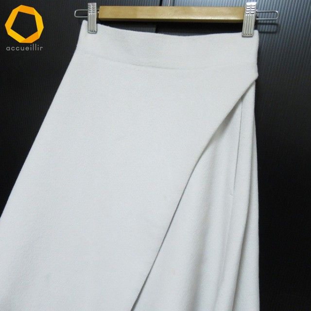 シートーキョー SHE Tokyo 巻きスカート風 フレアロングスカート