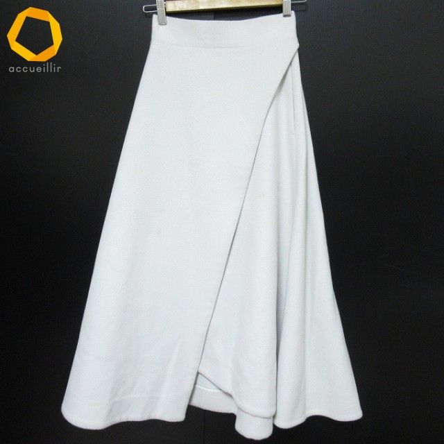 シートーキョー SHE Tokyo 巻きスカート風 フレアロングスカート