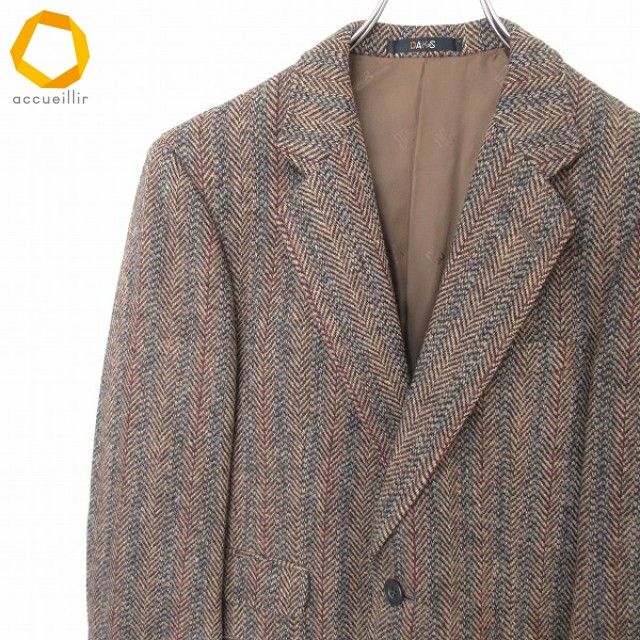 ダックス×ハリスツイード DAKS Harris Tweed ジャケット テーラード
