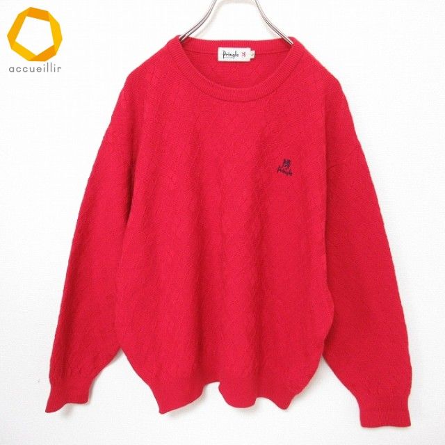 プリングル Pringle of Scotland ヴィンテージ セーター ニット ロゴ
