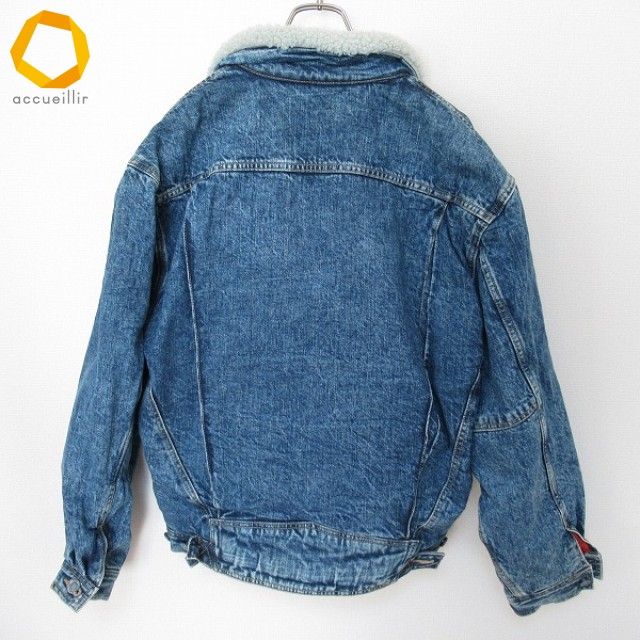 デニムジャケット　ヴィンテージ エドウィン EDWIN ヴィンテージ 裏ボア デニムジャケット Gジャン