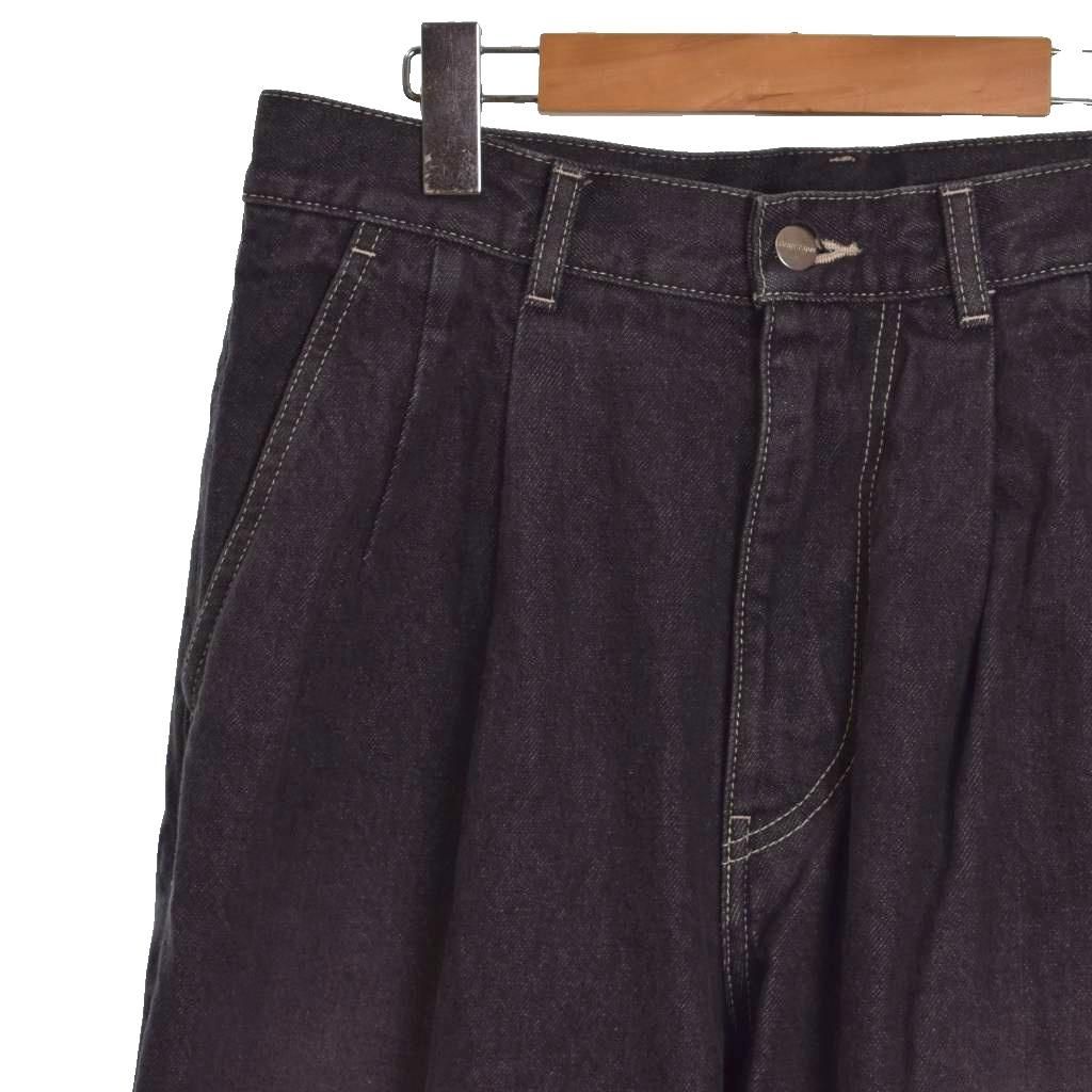 グラフペーパー Graphpaper 25SS Gray Tone Cone Denim Two Tuck