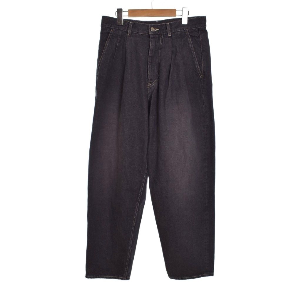 グラフペーパー Graphpaper 25SS Gray Tone Cone Denim Two Tuck