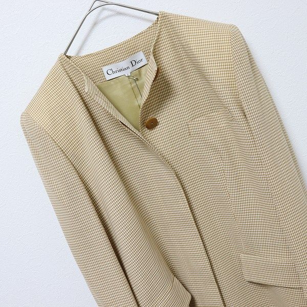 クリスチャンディオール ChristianDior ヴィンテージ ジャケット ノー