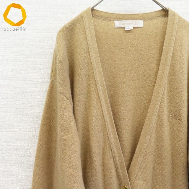 バーバリー BURBERRYS ヴィンテージ カーディガン ニット 金ボタン
