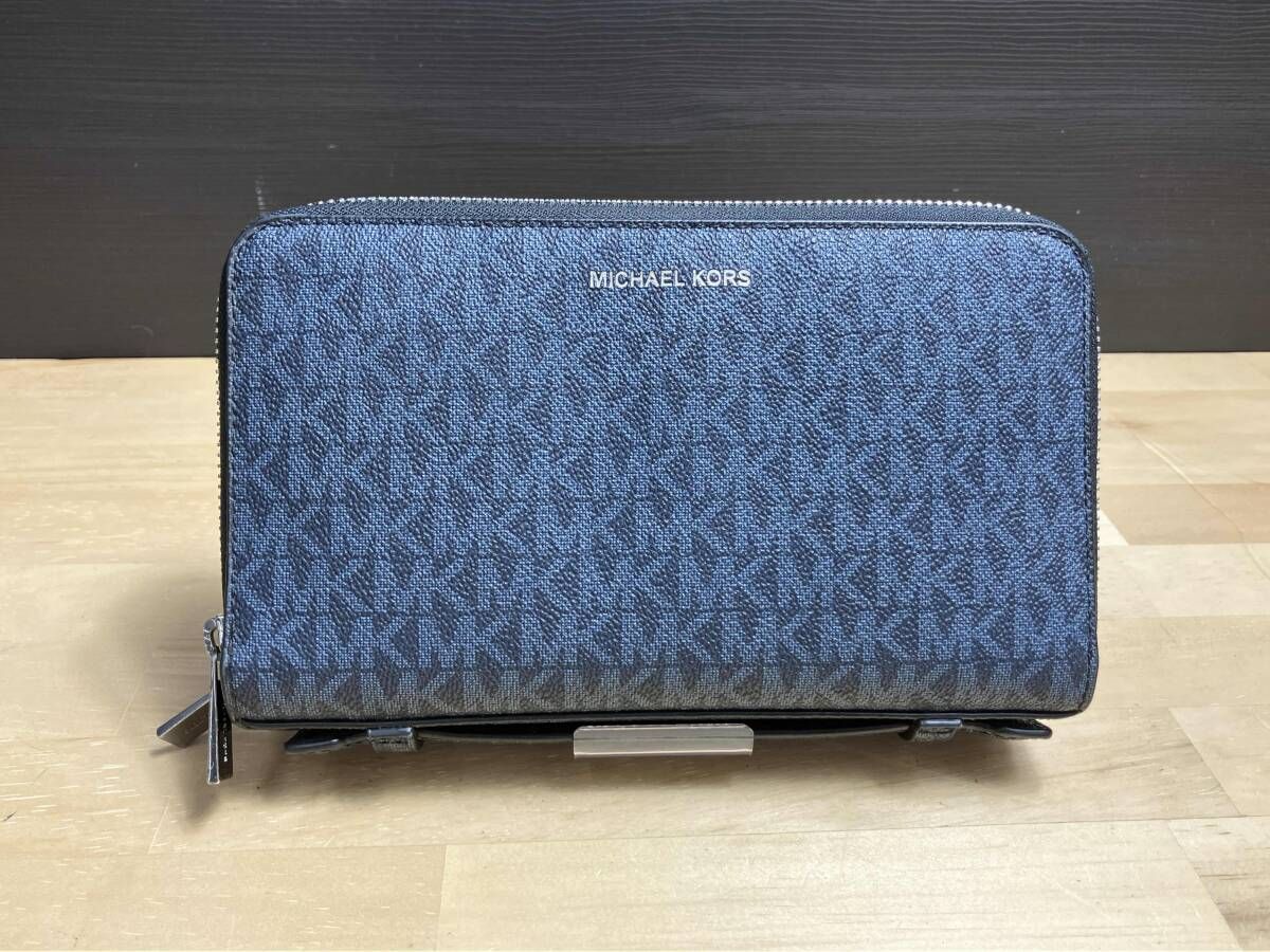 MICHAEL KORS マイケルコース ダブルジップ トラベルオーガナイザー 長