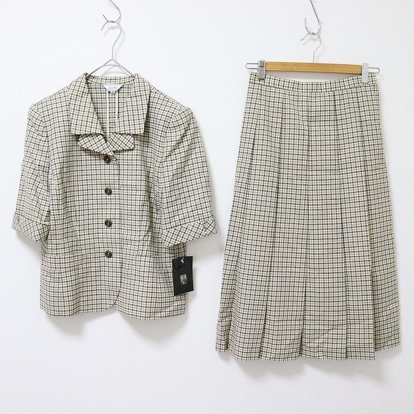 レリアン Leilian ヴィンテージ セットアップ スカートスーツ