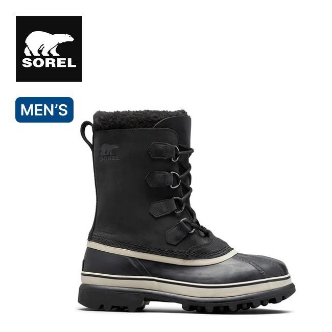 SOREL ソレル カリブー WP メンズ ブラック ダークストーン