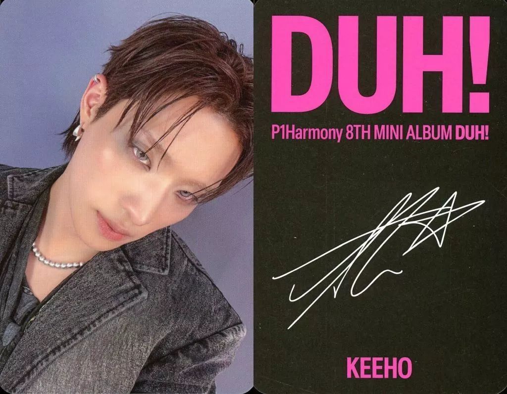 中古】コレクションカード(男性) P1Harmony/ギホ(KEEHO)/裏面印刷