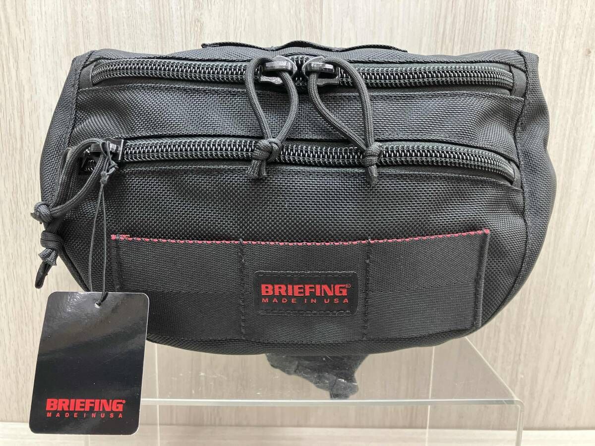 BRIEFING ブリーフィング ウエストバッグ ナイロン ブラック タグあり