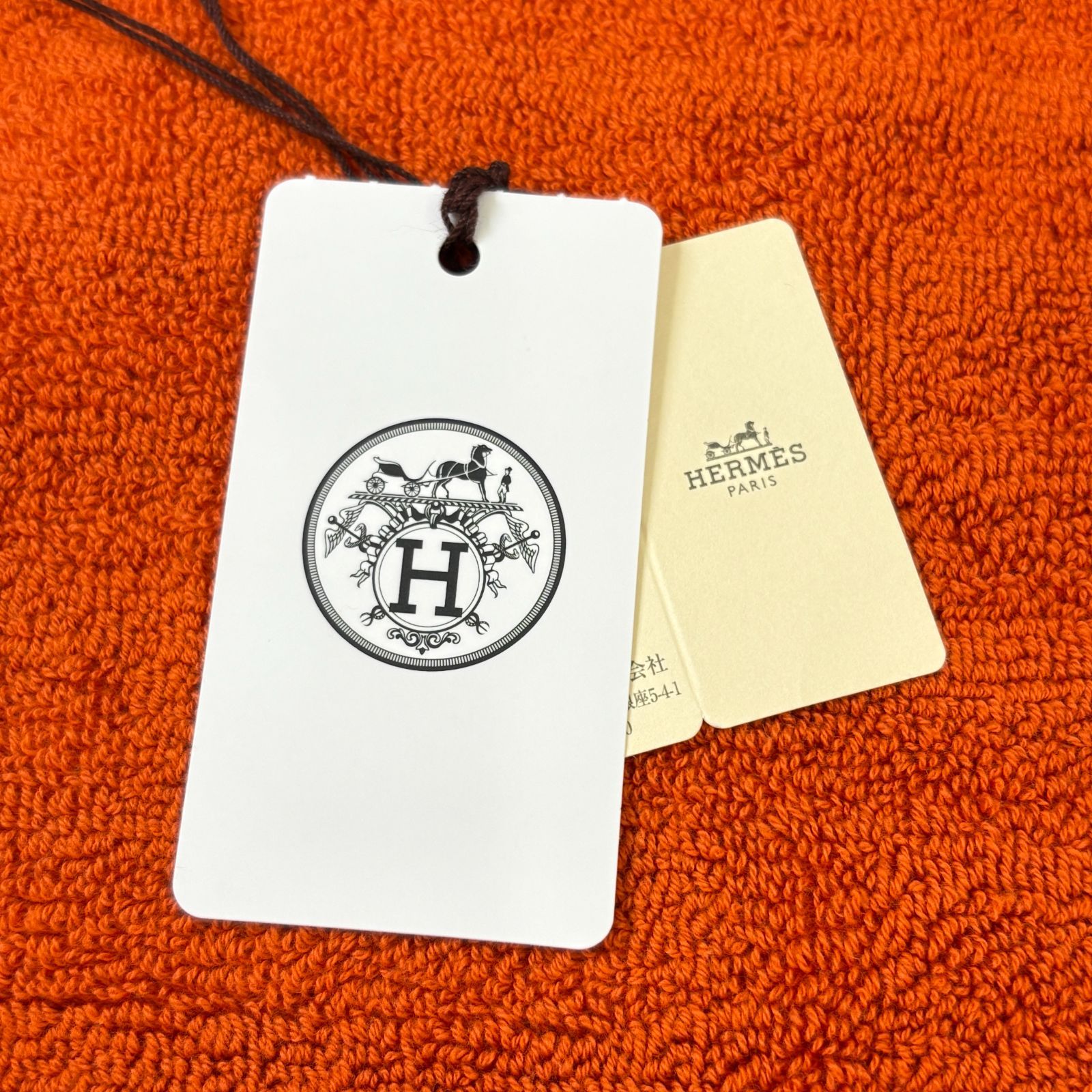 鑑定済み【 新品未使用 】エルメス 《 ステアーズ 》 オレンジ