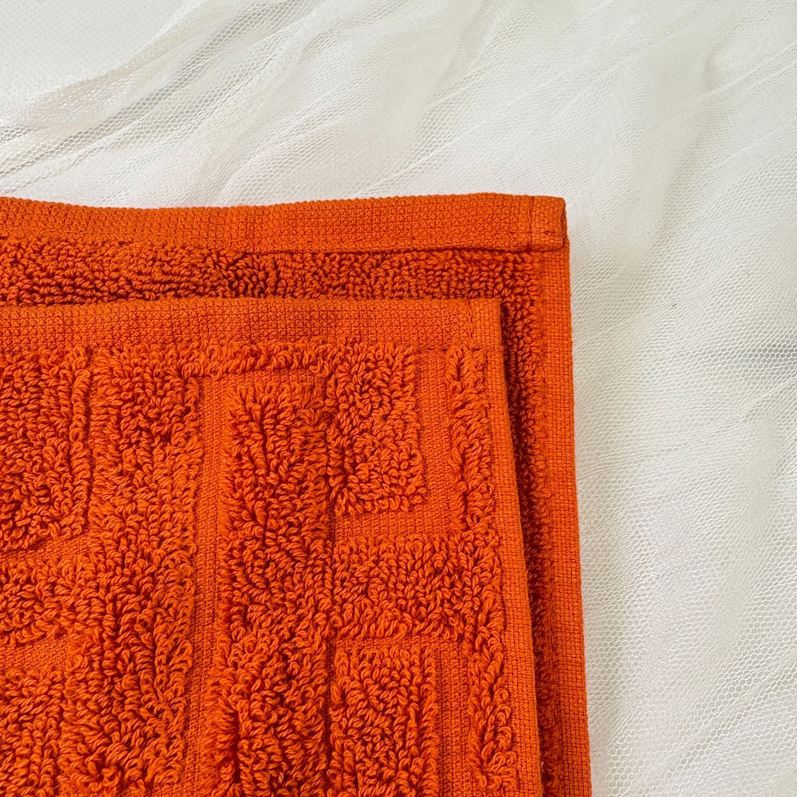 未使用品★HERMES★ タオル バスタオル ステアーズ 綿100％ オレンジ. 未使用品 ☆HERMES☆ タオル バスタオル ステアーズ 綿100％ オレンジ